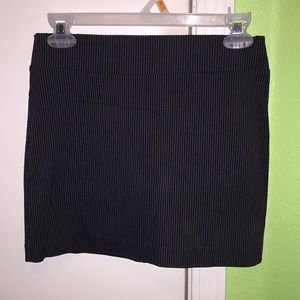 NWOT Pinstripe Mini Skirt
